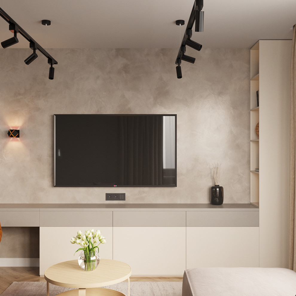 Дизайн-проект квартиры, площадью 56м2 в г. Москва