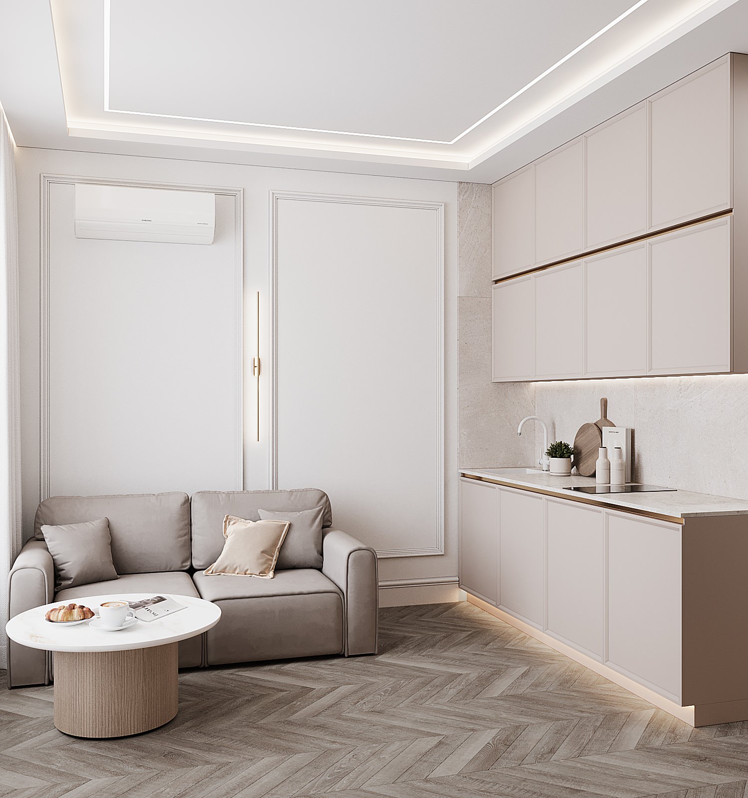 Обложка проекта: ЖК Алия. 1-комнатная квартира