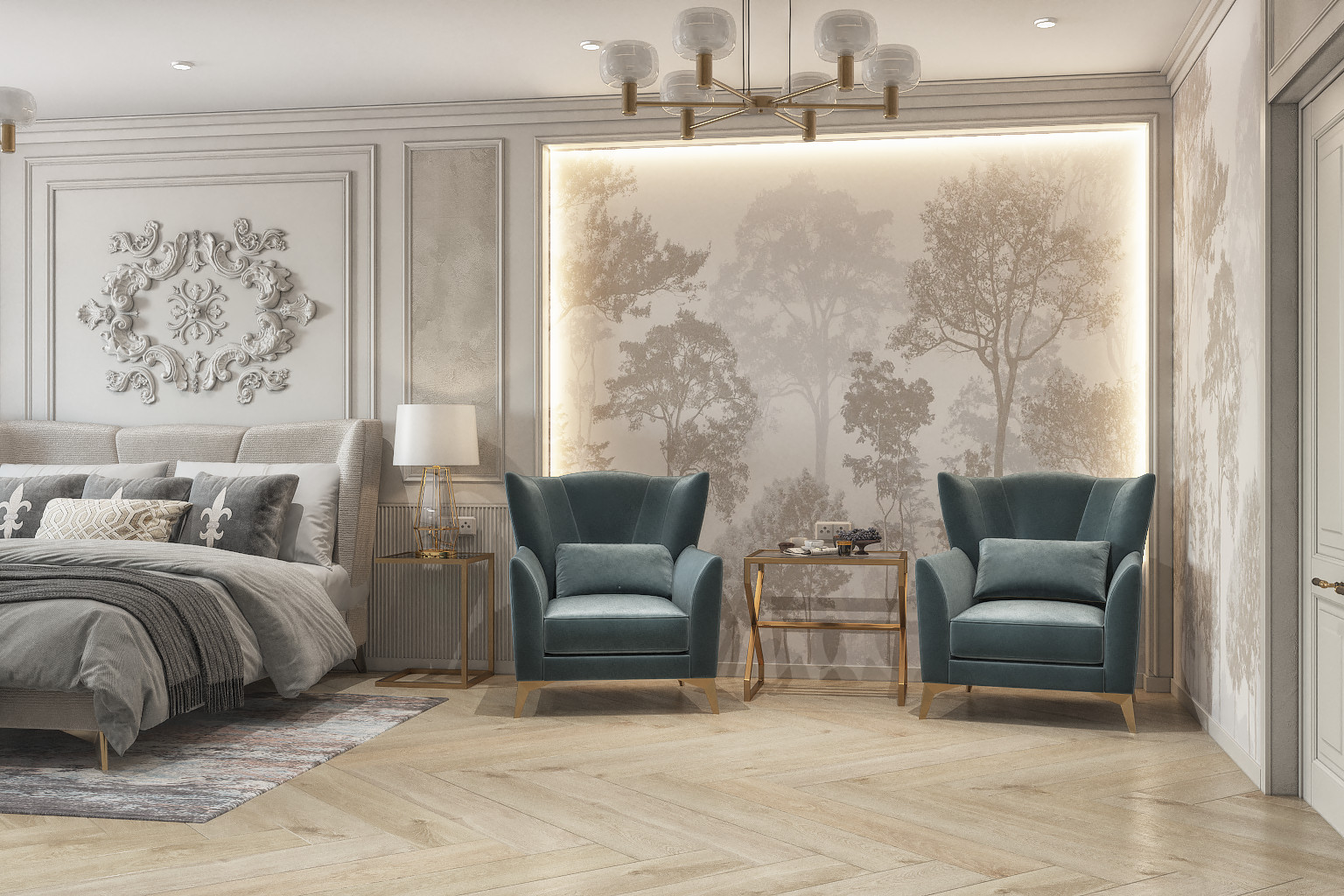 Обложка проекта: Квартира в Москве - Гармония спокойствия