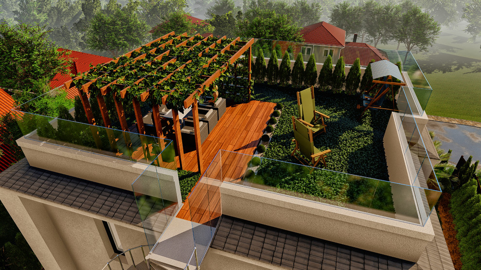 Сочи 6 соток Стиль Хай тек