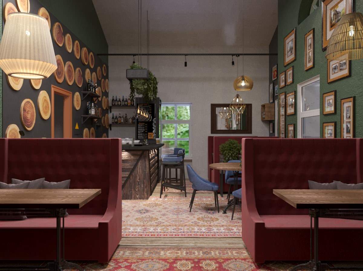 кафе ДЫМ в Шуваловском парке