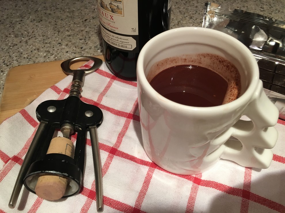 Рецепты: Шоколадное вино 18+