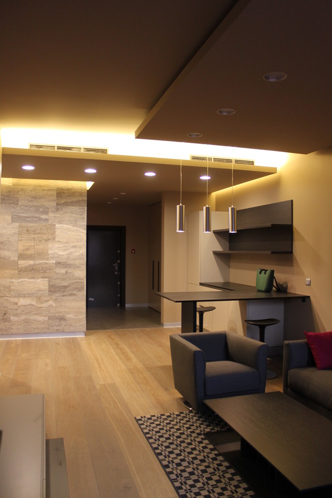 Интерьер небольшой квартиры на Озерковской набережной