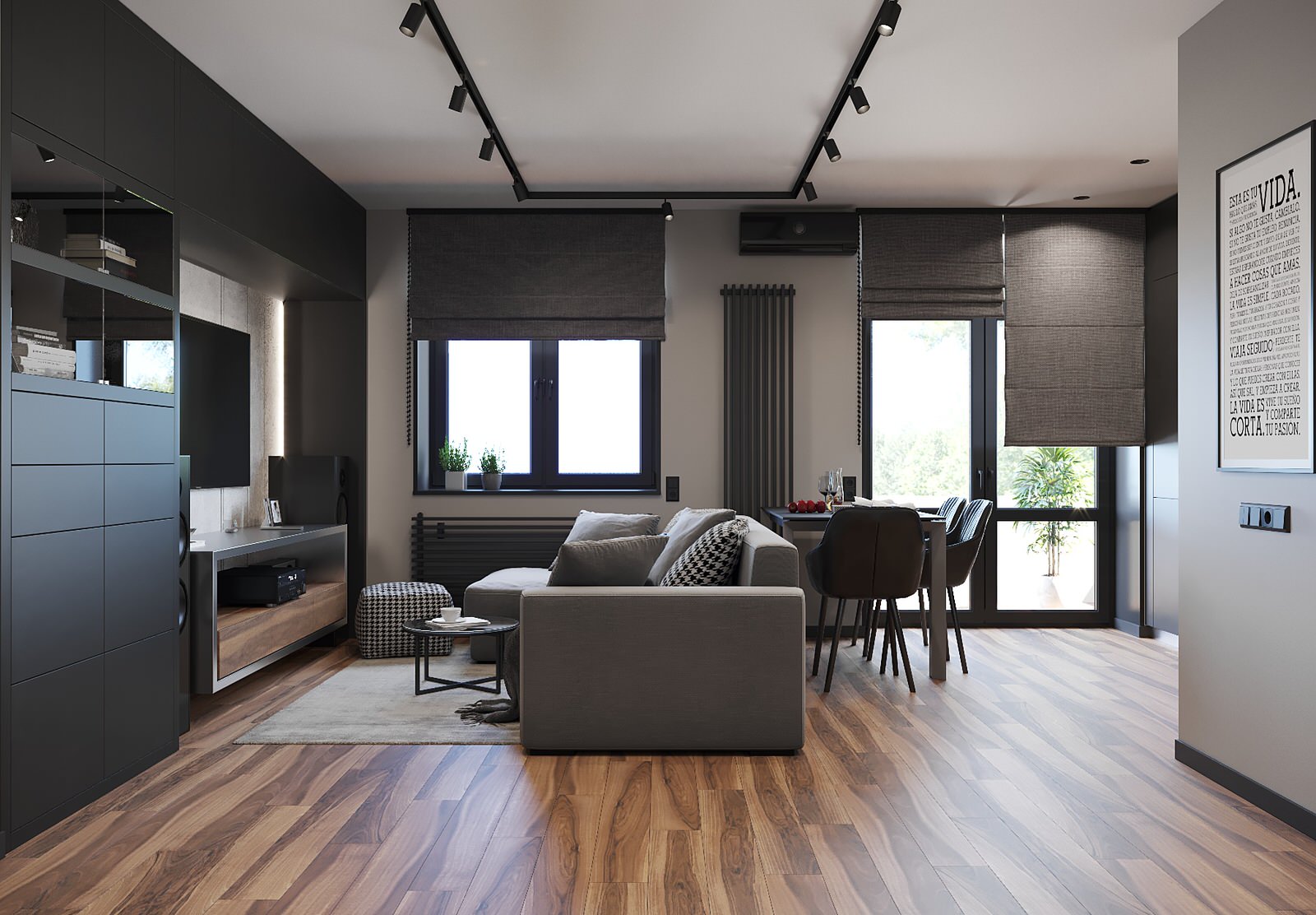 Обложка проекта: Квартира г. Омск. 75 кв.м.