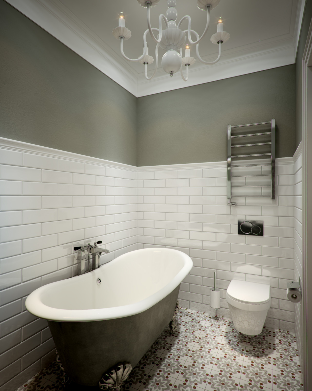 Квартира в Скандинавском стиле 130 м2