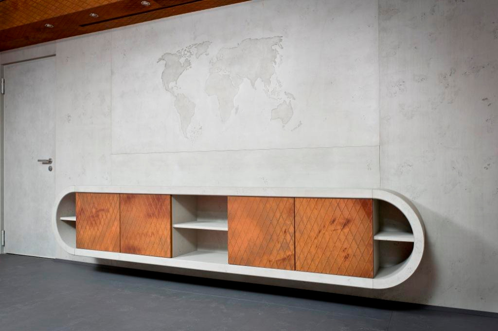 Материалы: 6 технологий декорирования стен под бетон