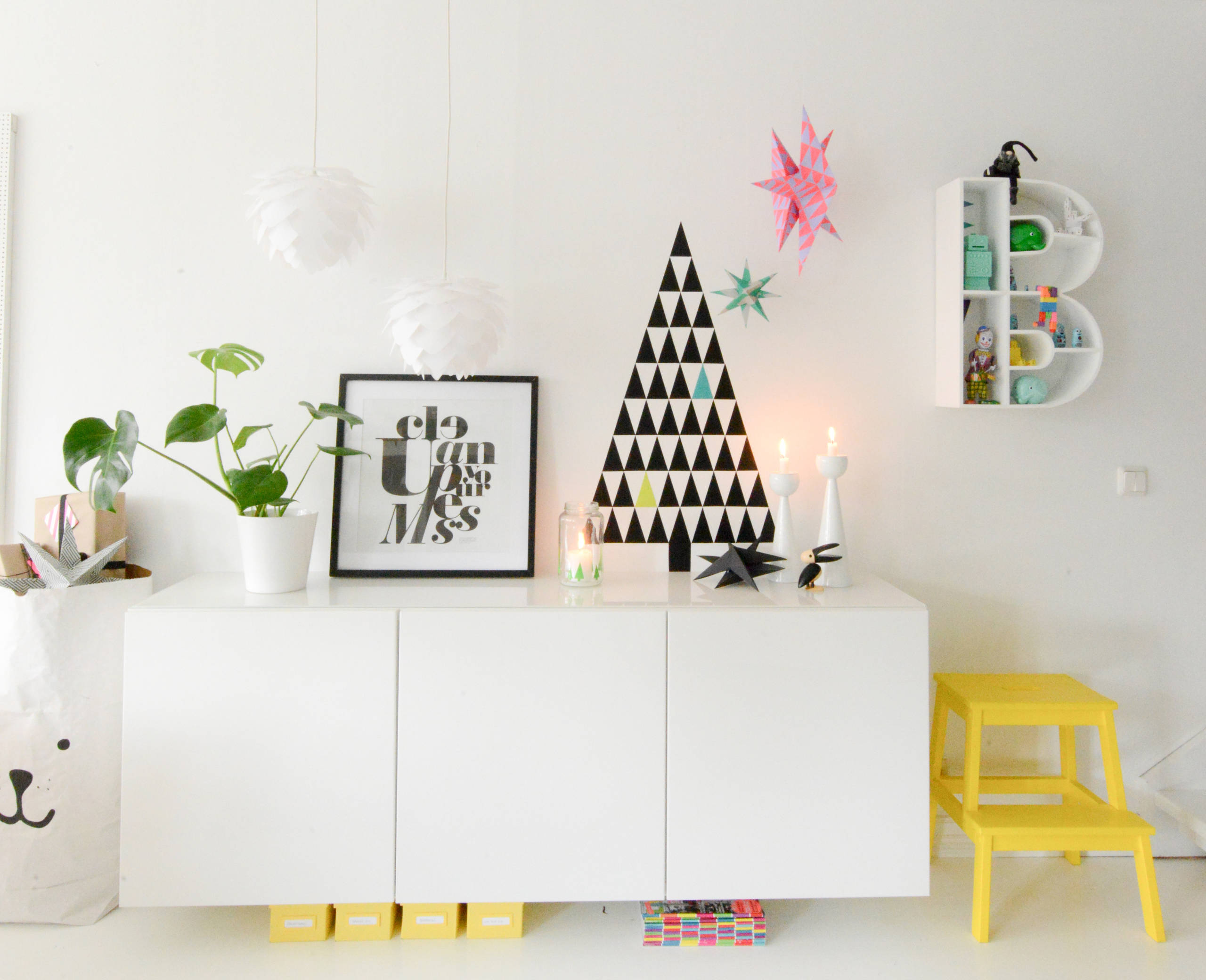 Houzz Швеция: Скандинавская квартира, украшенная ... цветом