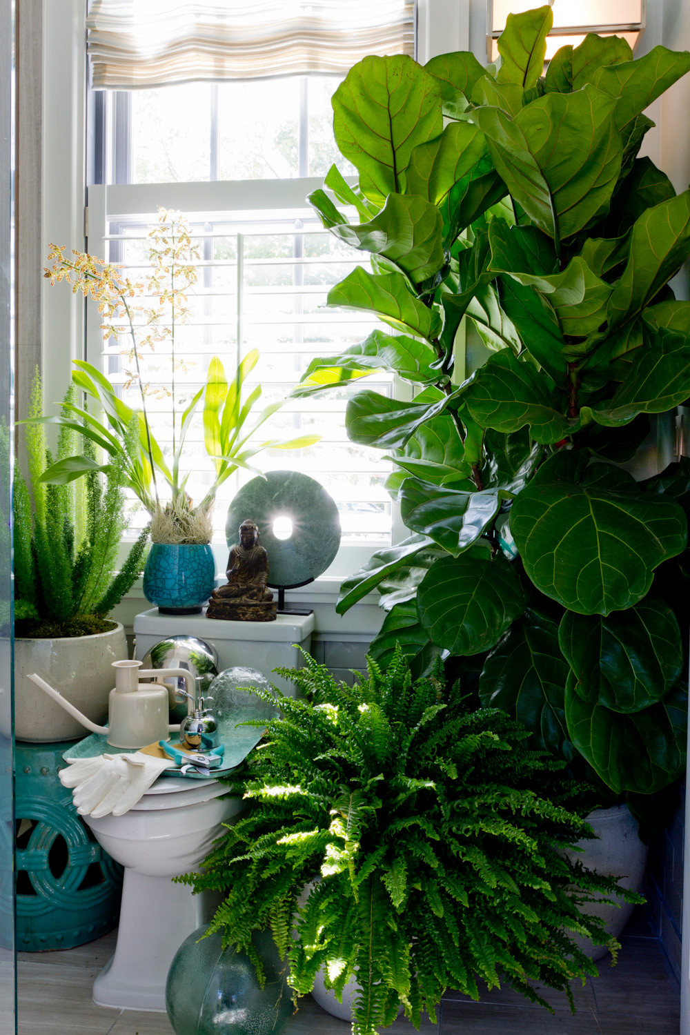 Просто повторить: Джунгли в вашей ванной комнате