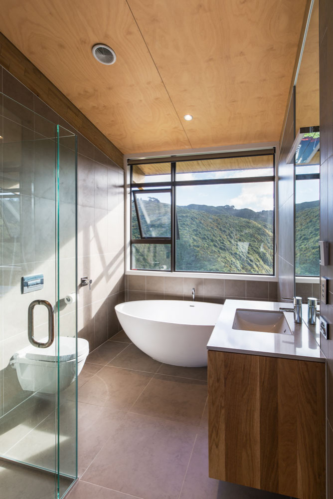 Houzz Новая Зеландия: Дом на лесистых холмах Веллингтона