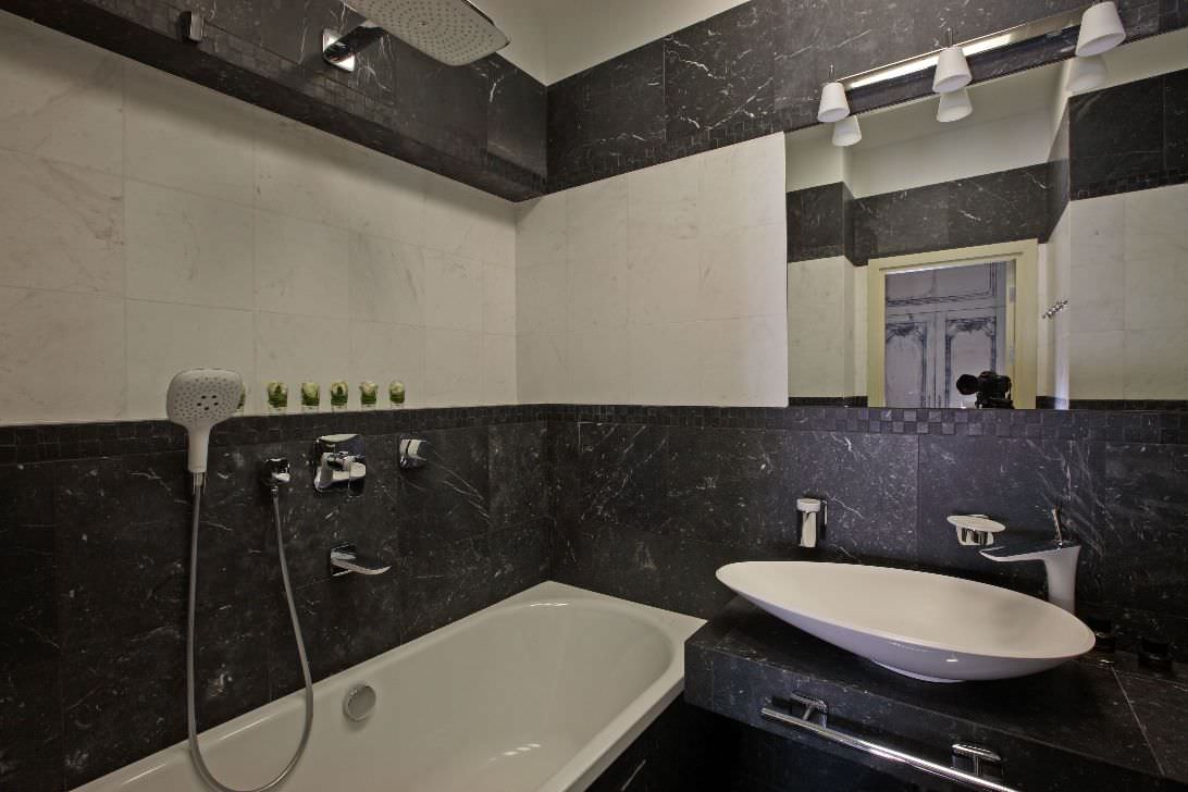 Houzz тур: «Огурцы» из мозаики и краски московского неба на 32-м этаже