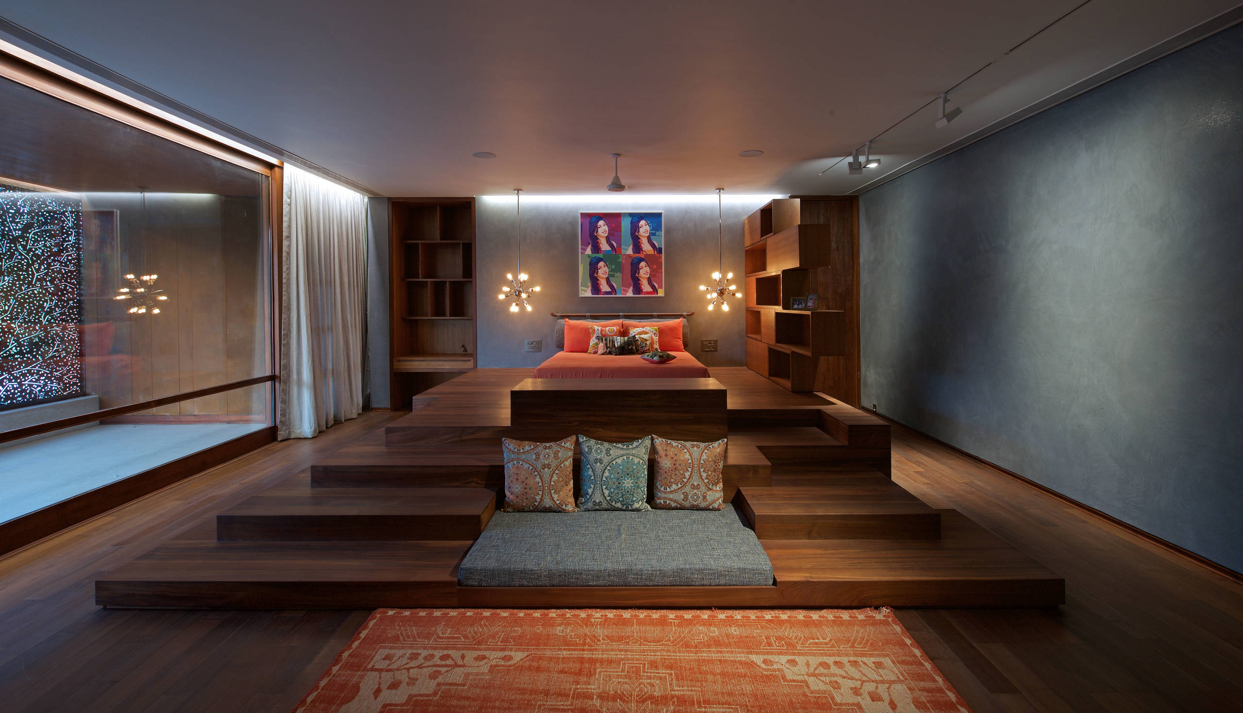 Houzz Индия: Как материалы дома в Ахмедабаде борются с климатом