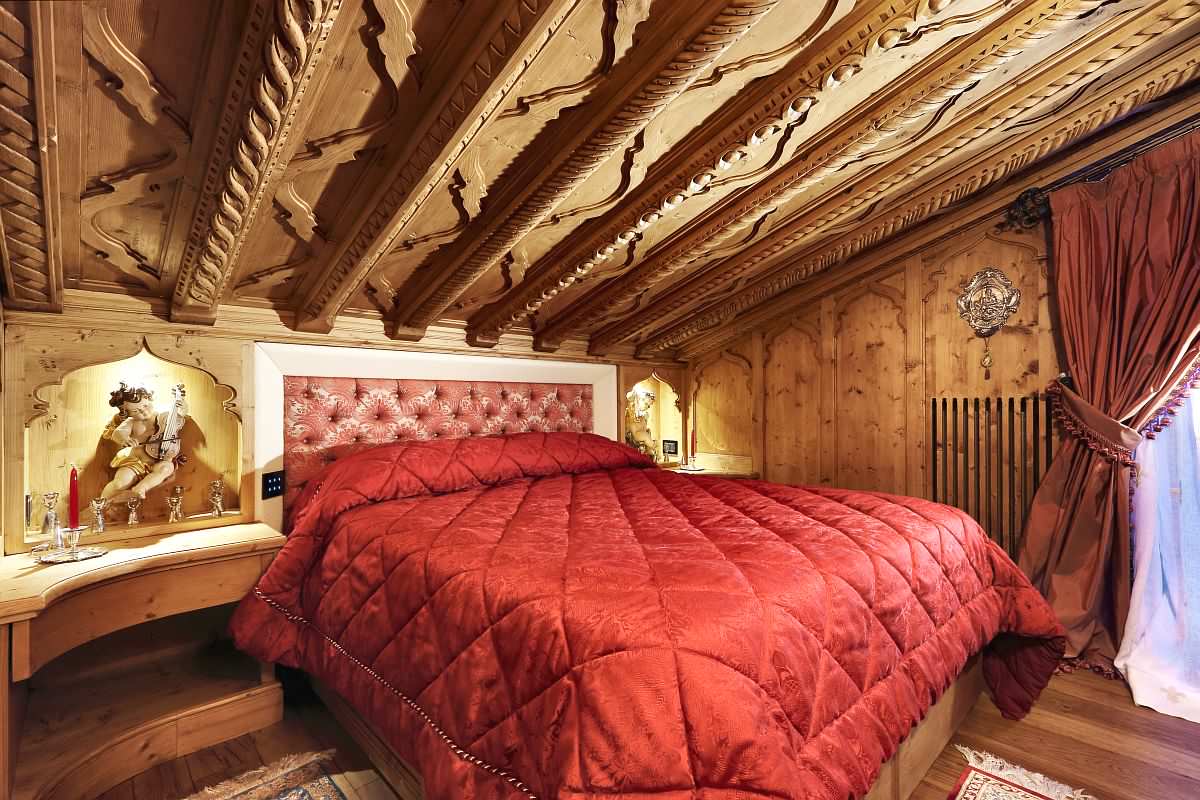 Houzz Италия: Искусство инкрустации в небольшом шале