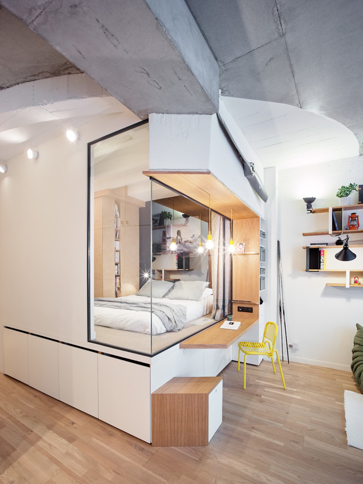 Houzz Франция: Квартира на месте многоярусного гаража