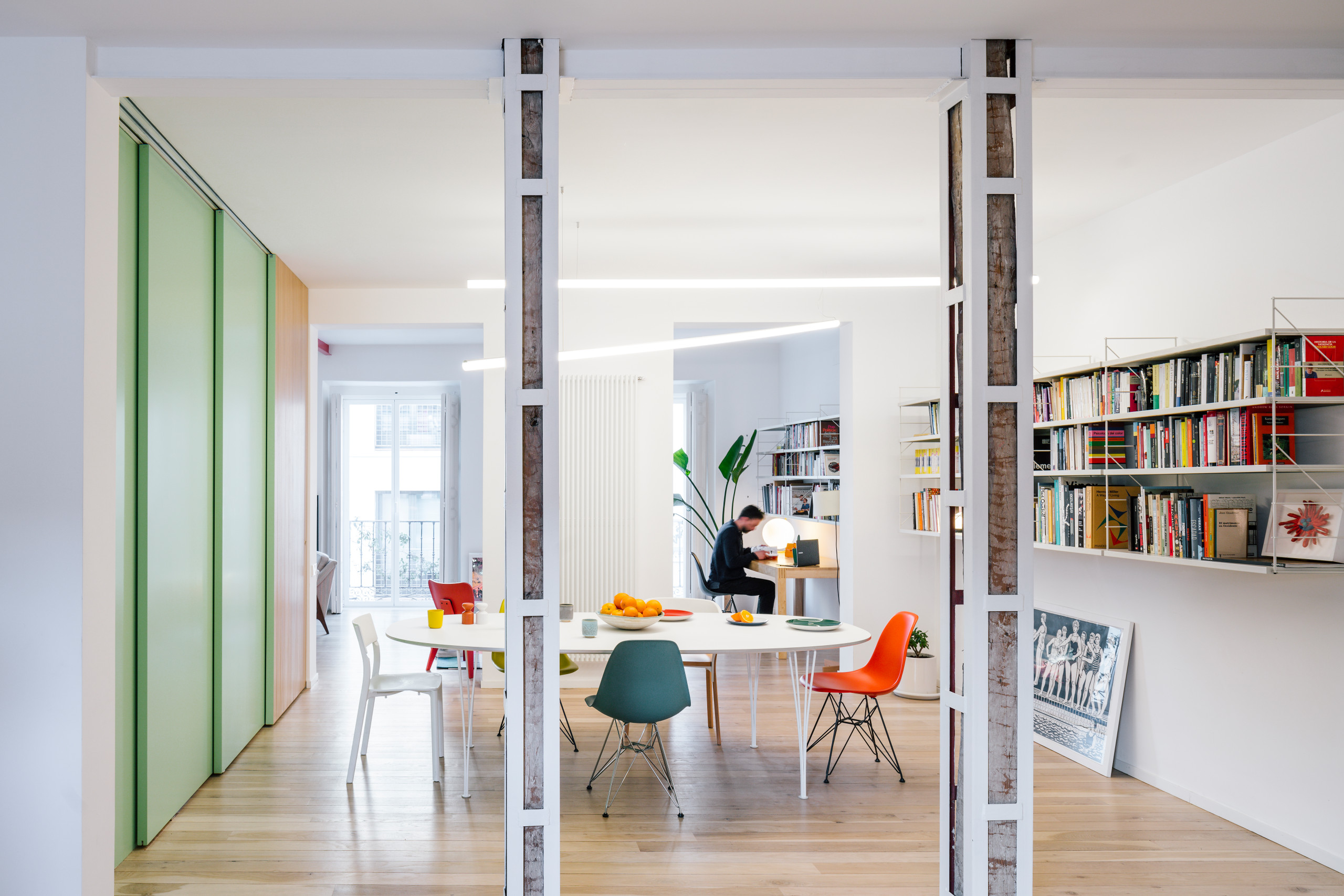 Houzz Испания: Квартира в Мадриде с яркими деталями