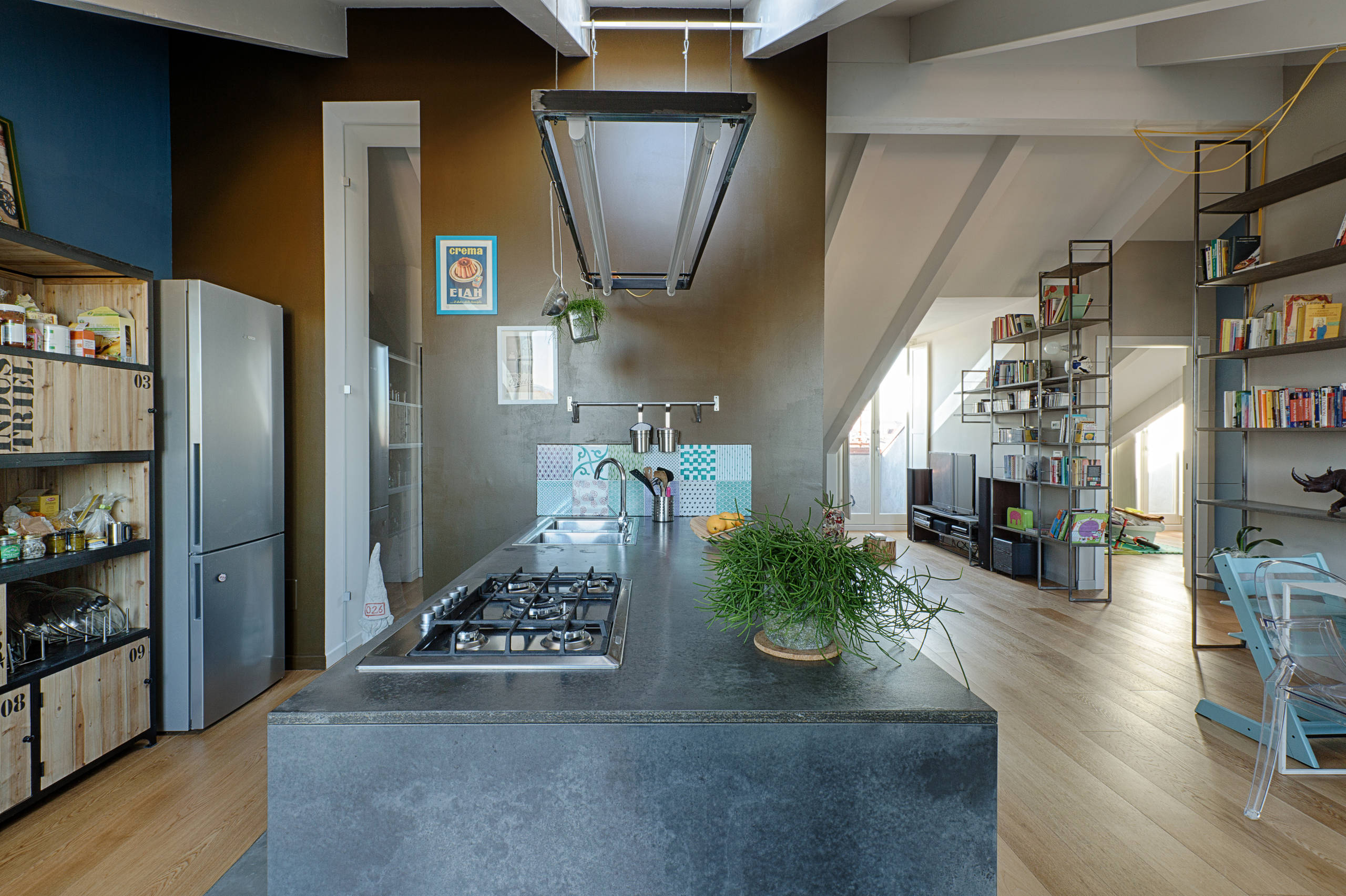 Houzz Италия: Бюджетная мансарда в Турине