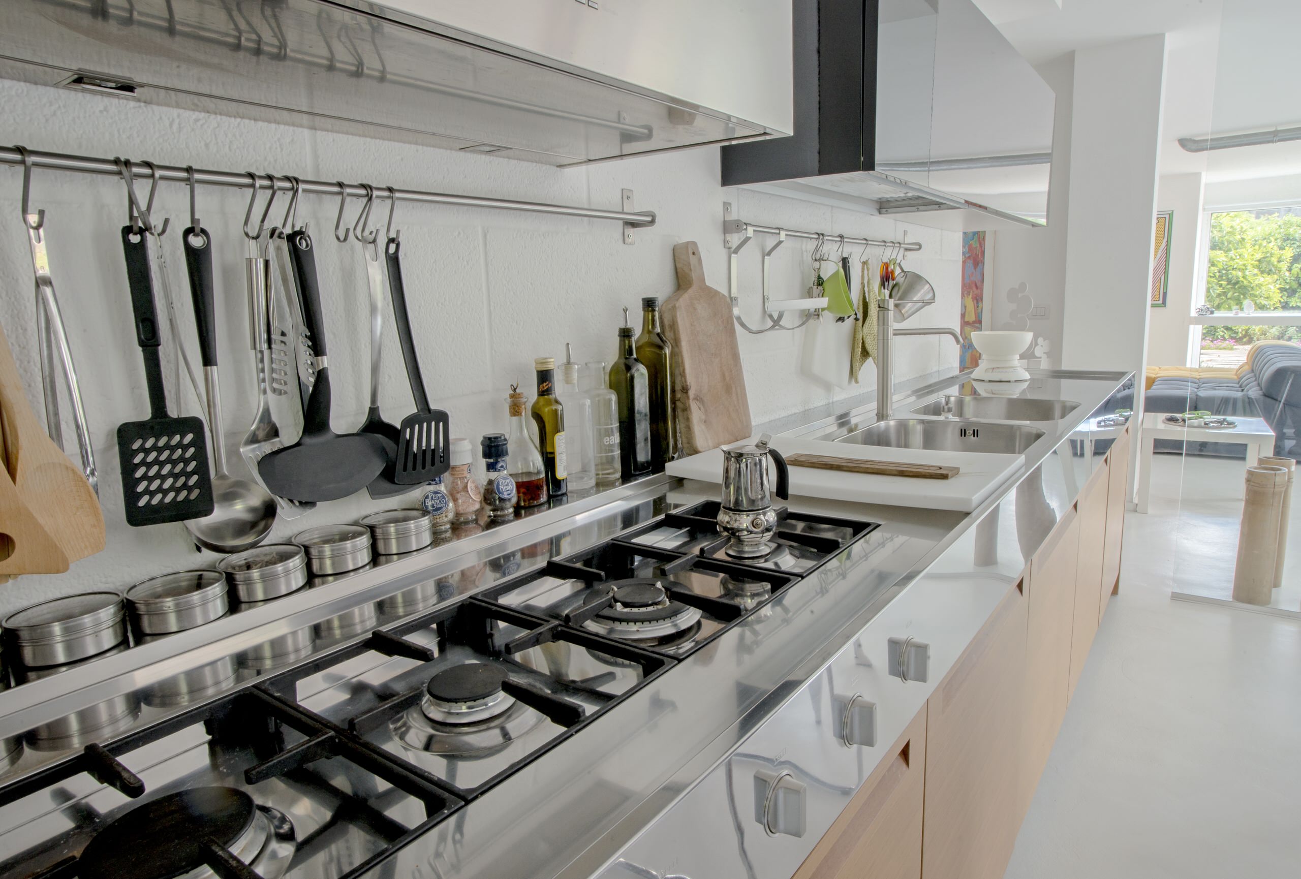 Houzz Италия: Гараж, переоборудованный в просторный дом