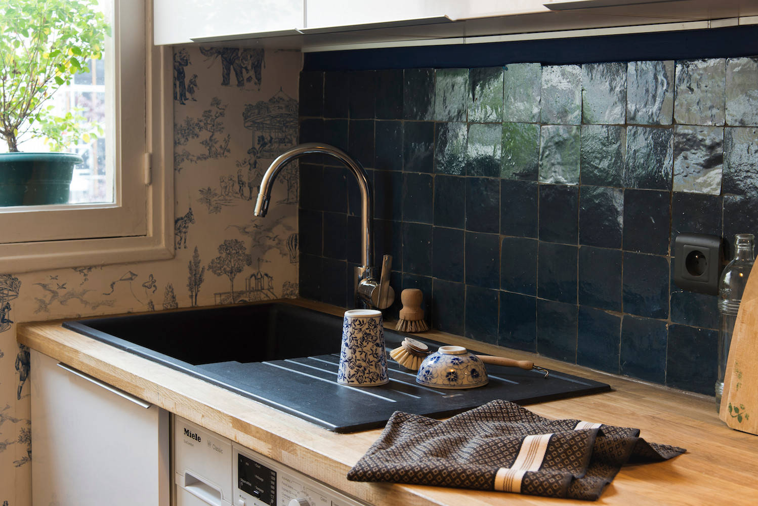 Houzz Франция: Винтаж для молодой пары — под Парижем