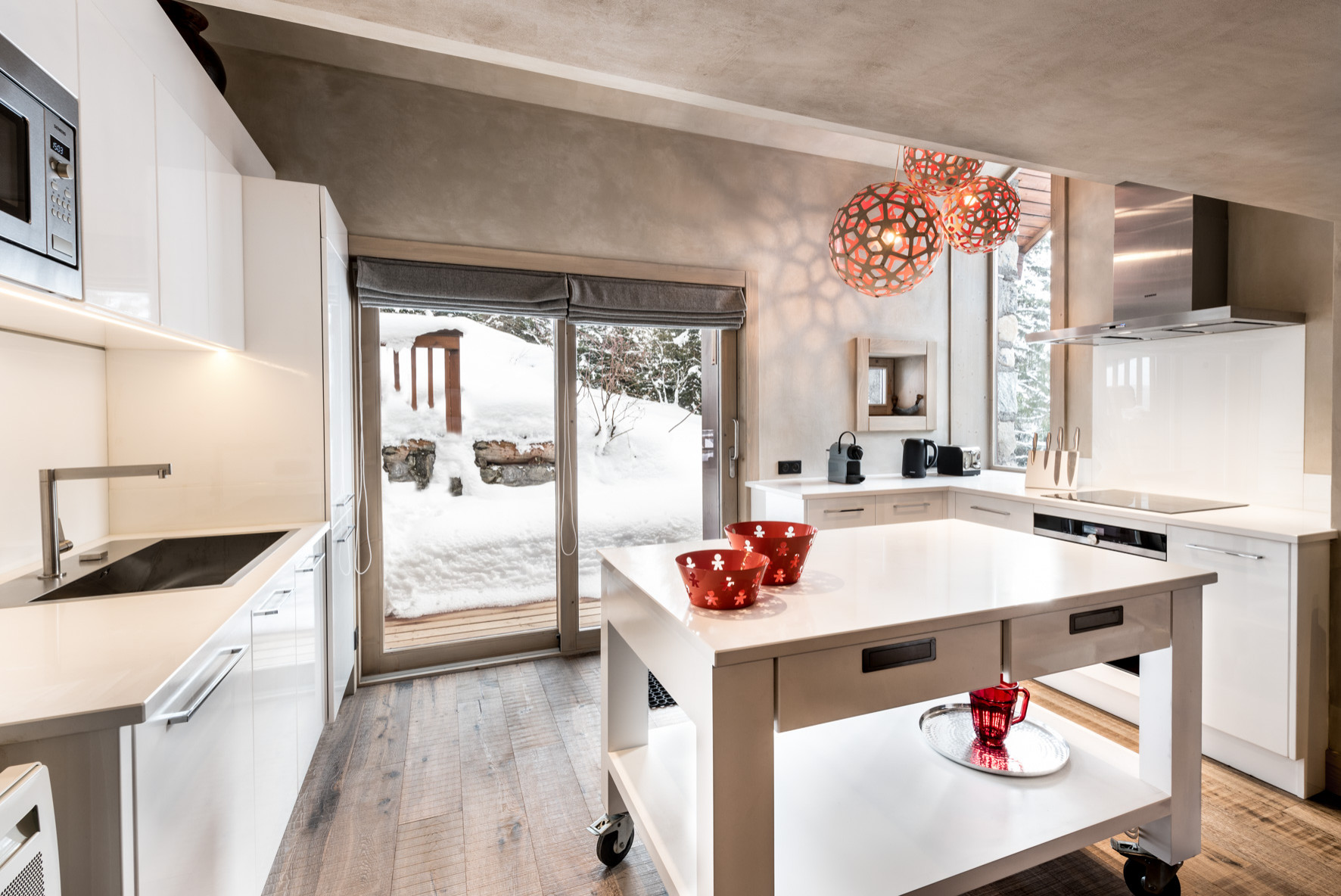 Houzz Франция: Современное шале в старом доме в Мерибеле