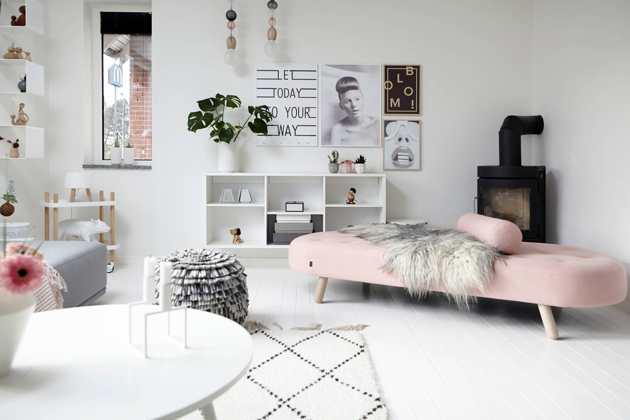 Houzz Дания: Скандинавский стиль сквозь розовые очки