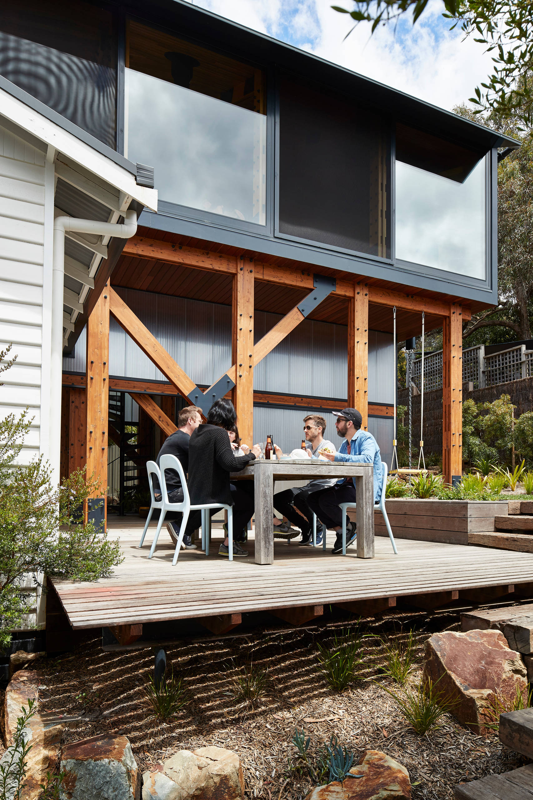 Houzz Австралия: Пляжный домик с новой надстройкой