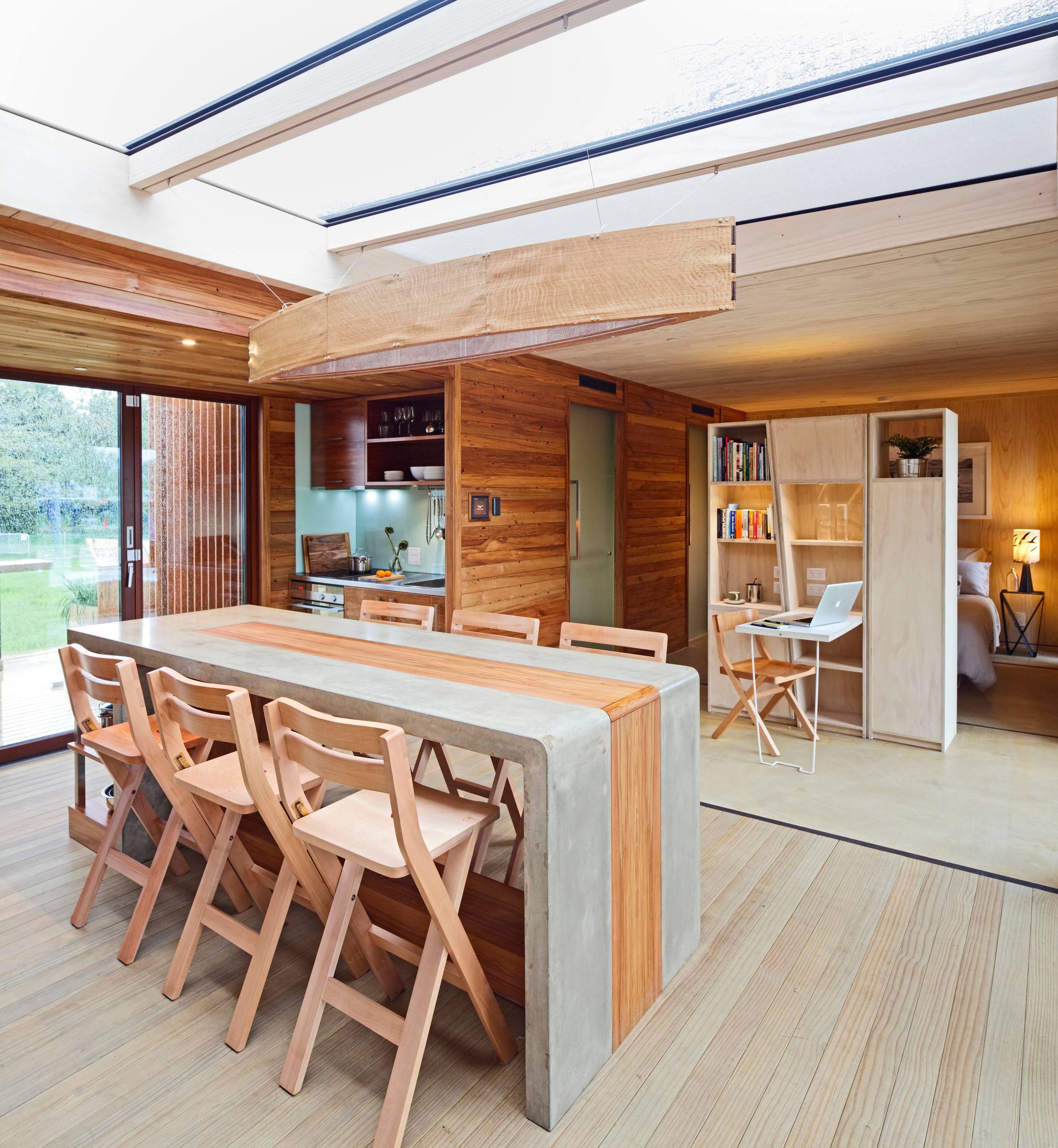 Houzz Новая Зеландия: Экодом, спроектированный студентами