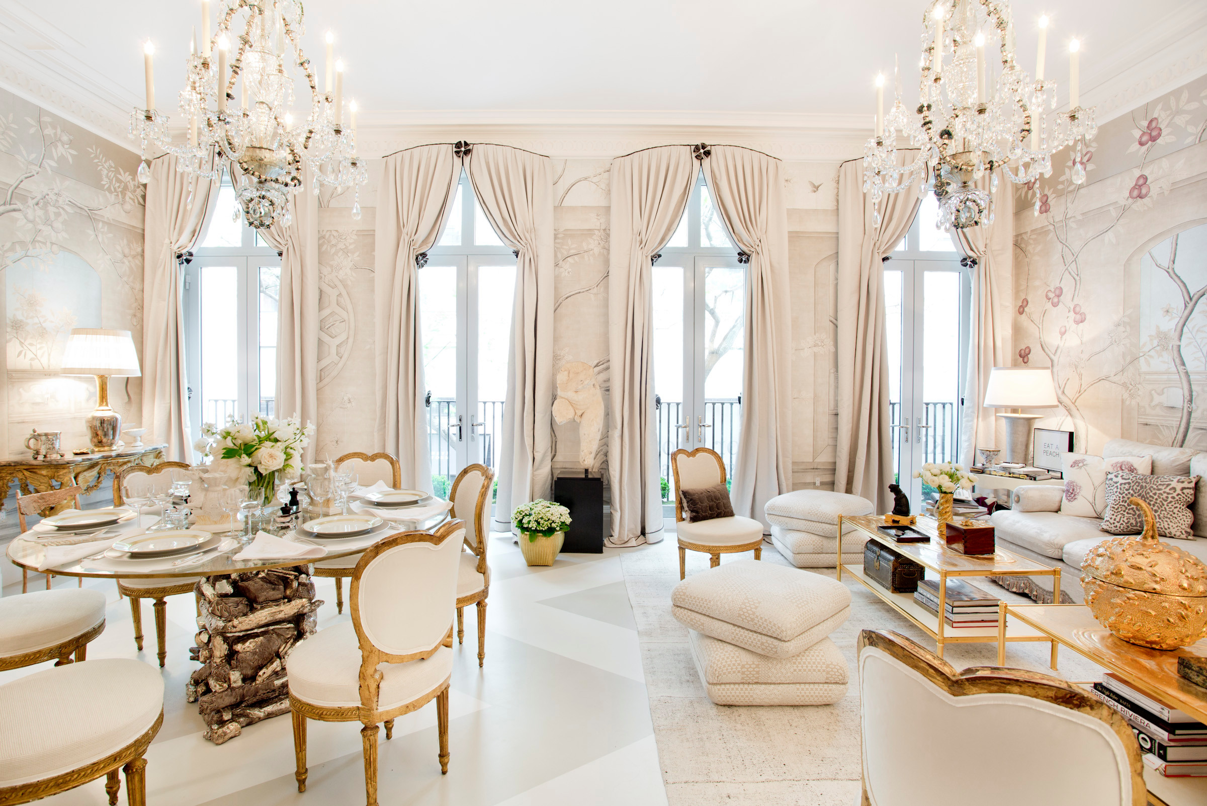 Микротренды: Глянец и яркие краски на выставке Kips Bay Decorator Show