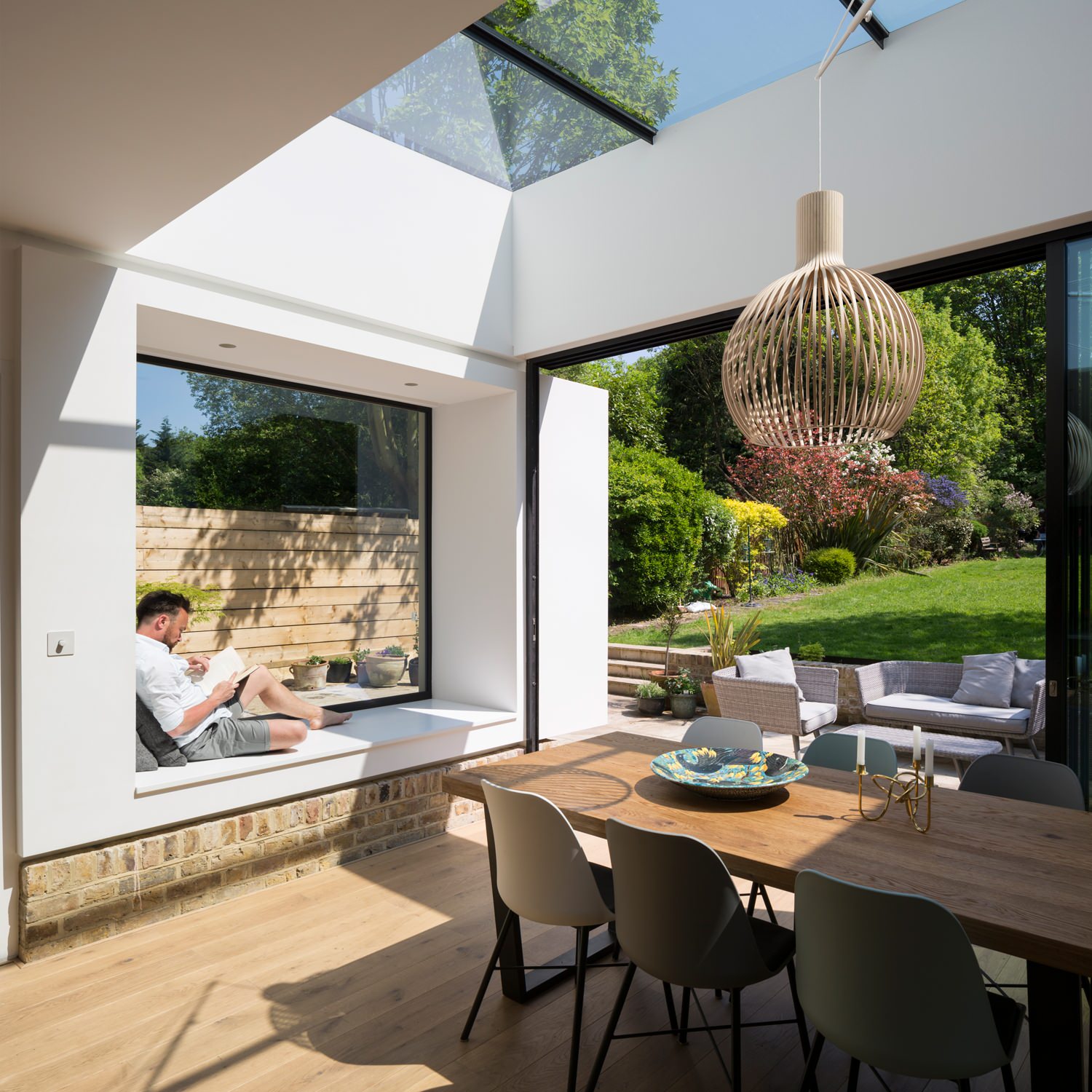 Houzz Британия: Пристройка к дому — с кухней и местом для чтения