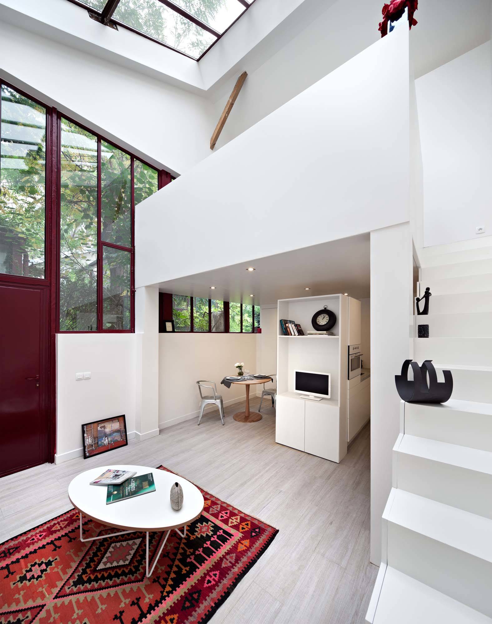 Houzz Франция: Бывшая творческая мастерская на Монмартре