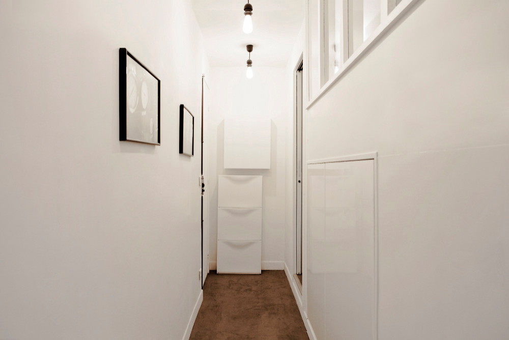 Houzz Франция: Индустриальная студия на 27 квадратных метрах