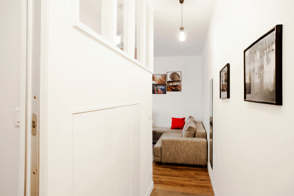 Houzz Франция: Индустриальная студия на 27 квадратных метрах