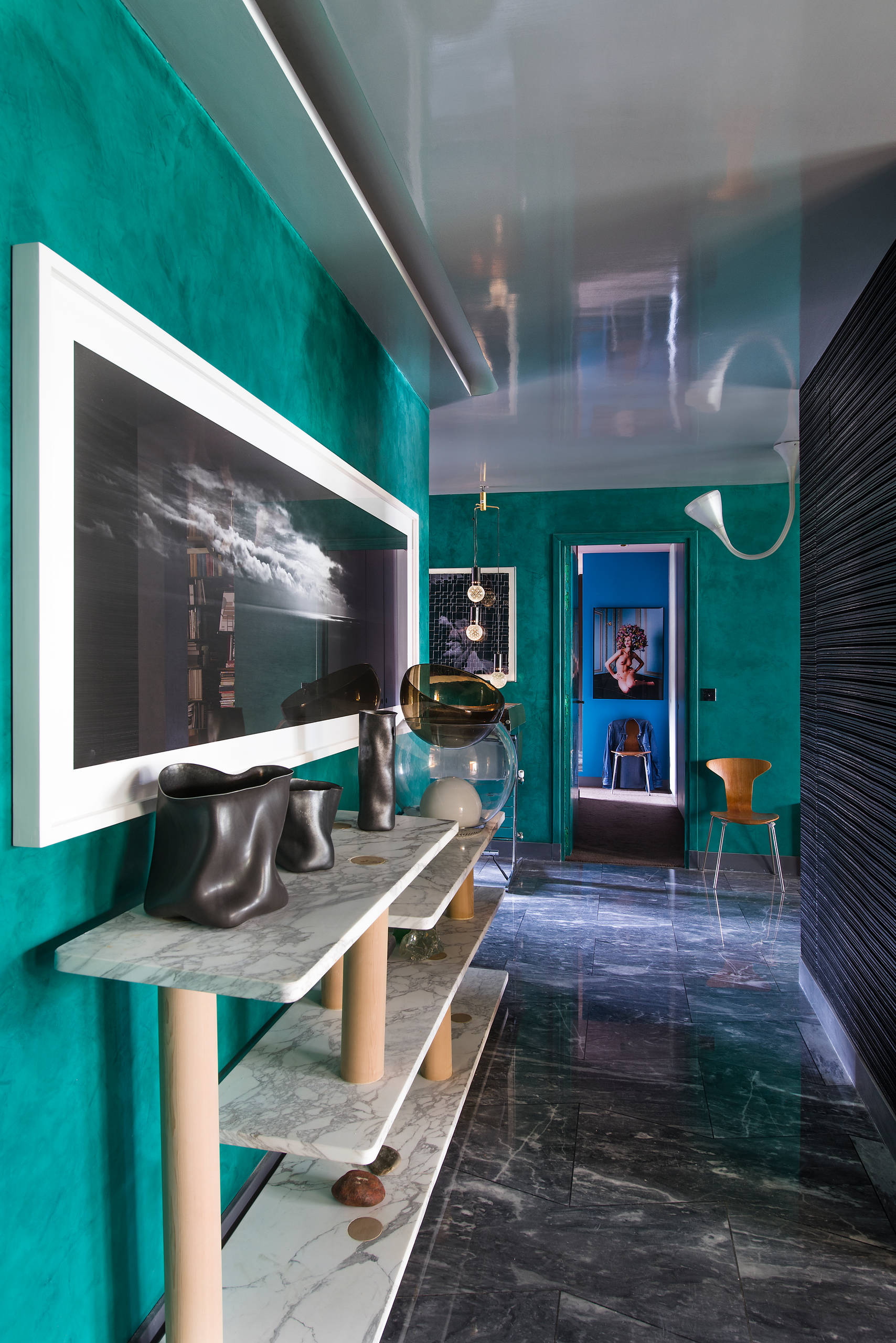 Houzz Франция: Парижская квартира, полная артистичных эффектов