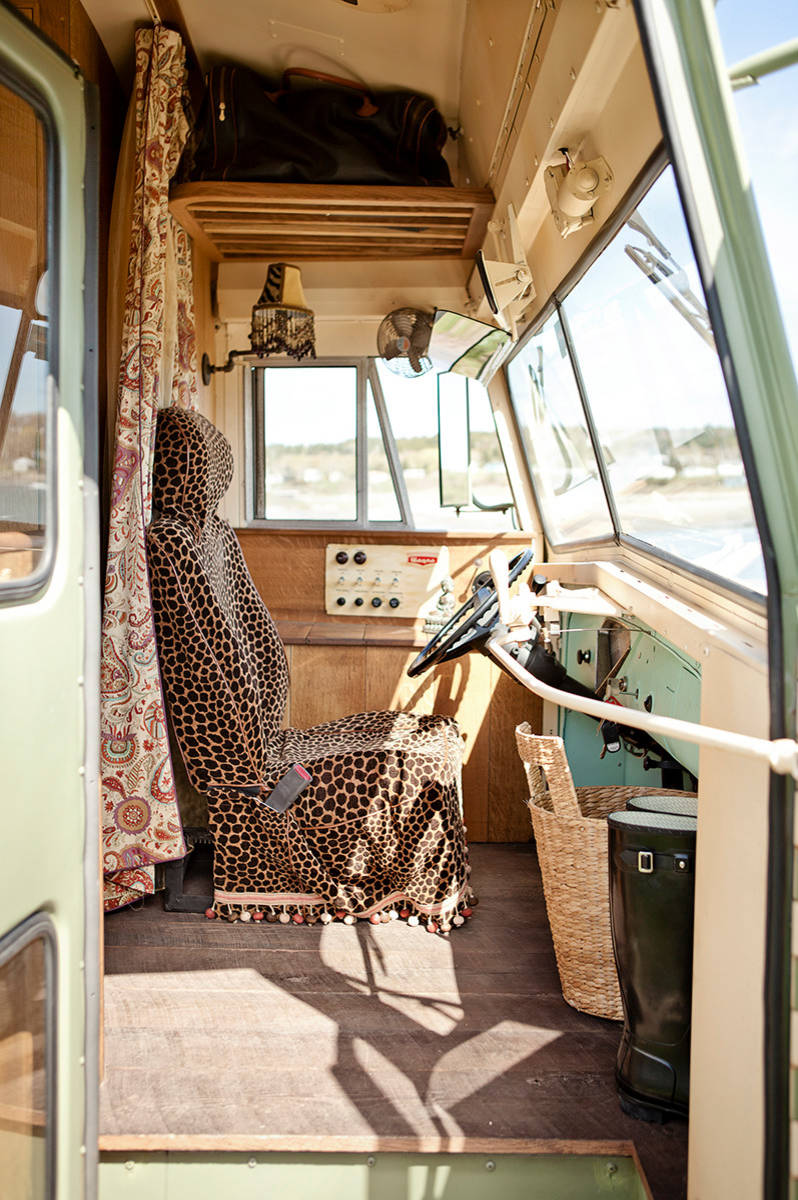 Houzz США: Хиппи-шик в автобусе «Шевроле» 1959 года
