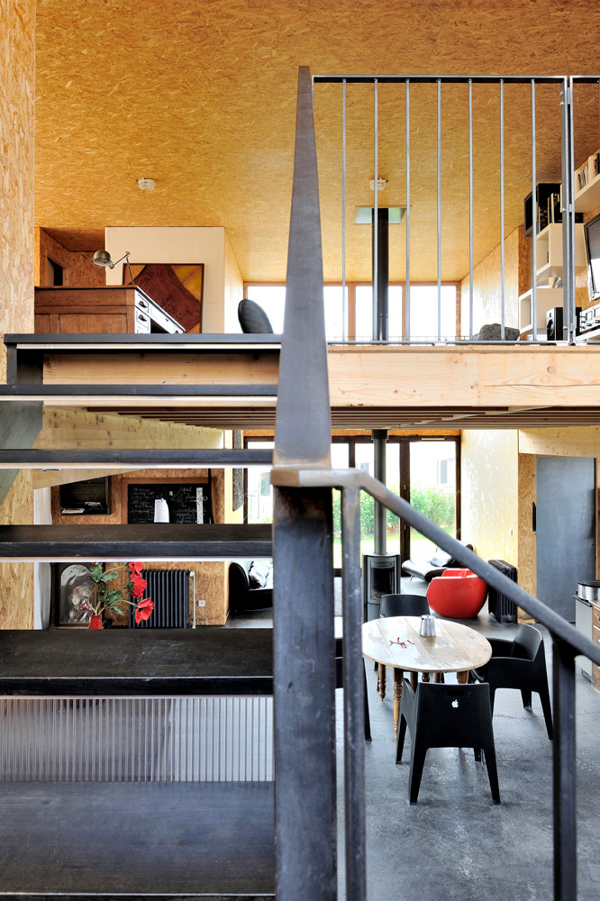 Houzz-Франция: Большой эко-дом за небольшие деньги