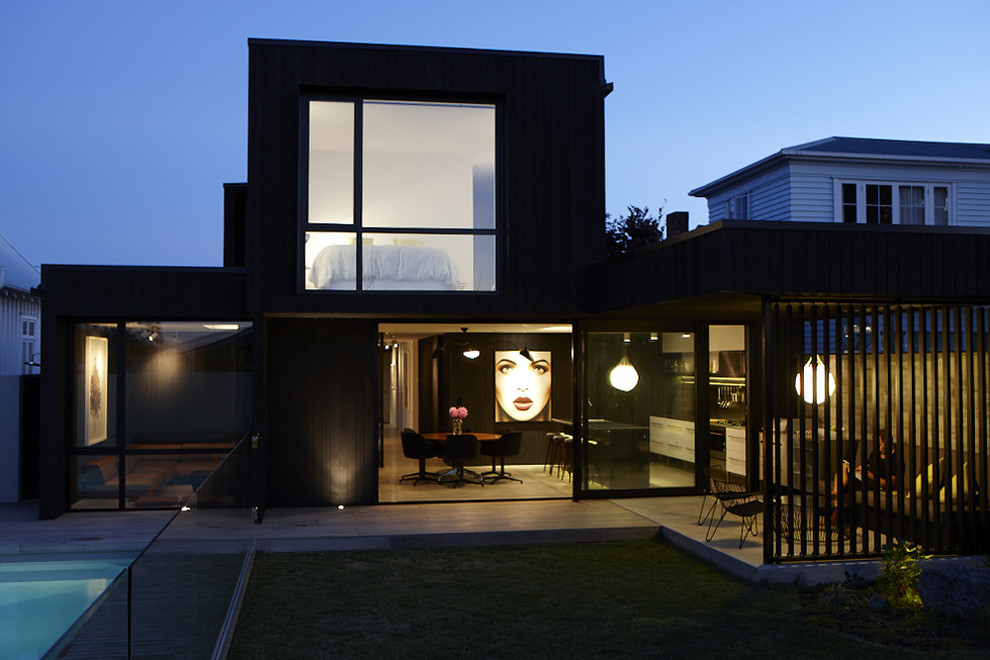 Houzz Новая Зеландия: Коктейльный шик в темных тонах