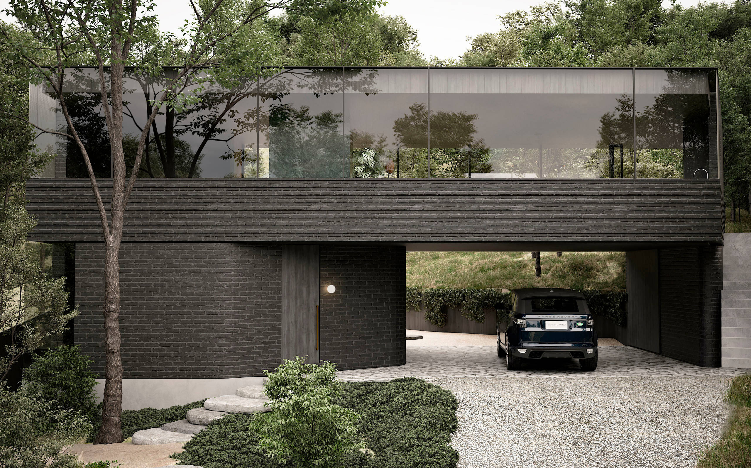 Фотоохота: 27 идей, как сделать гараж украшением фасада дома