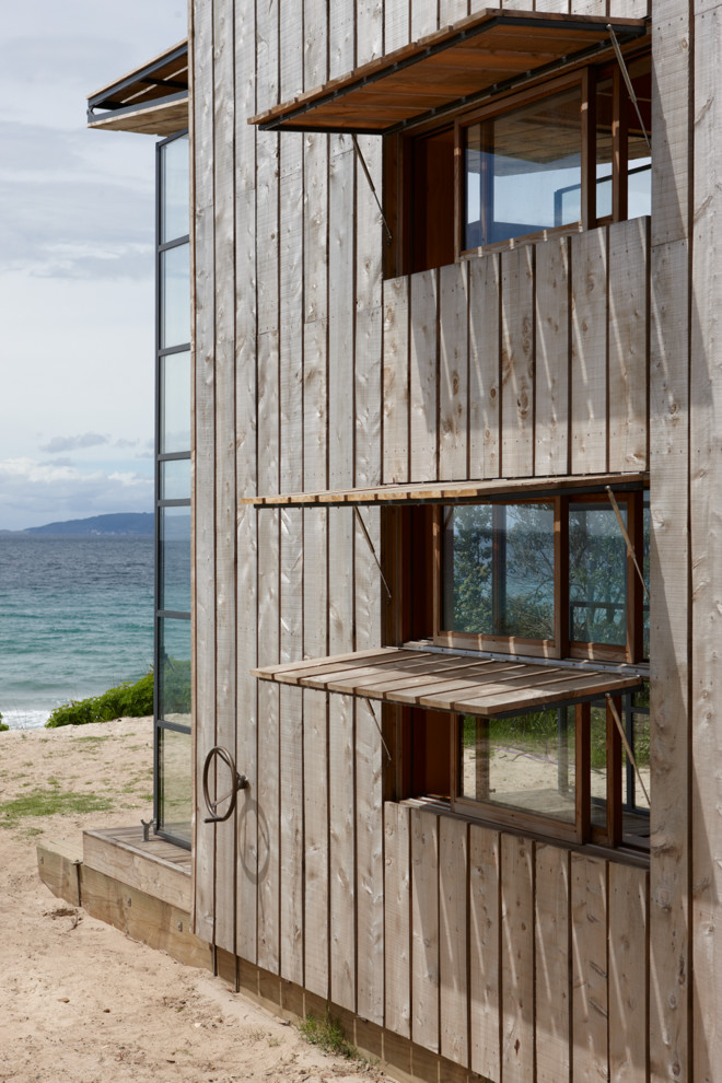 Houzz Новая Зеландия: Мобильный пляжный дом для любителей серфинга