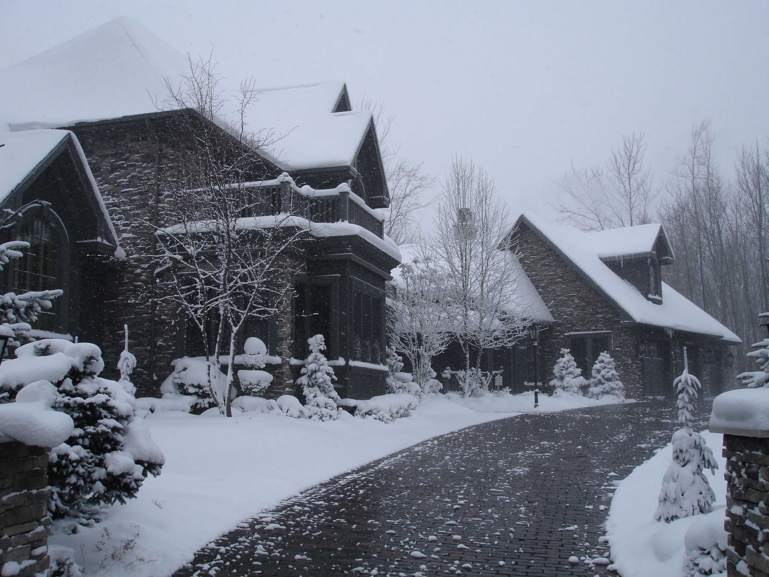 Как правильно: Использовать снег в саду