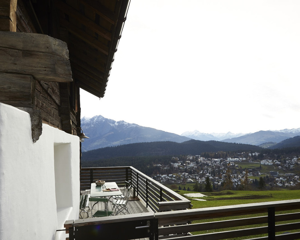 Houzz Швейцария: Шале родом из 1841 года