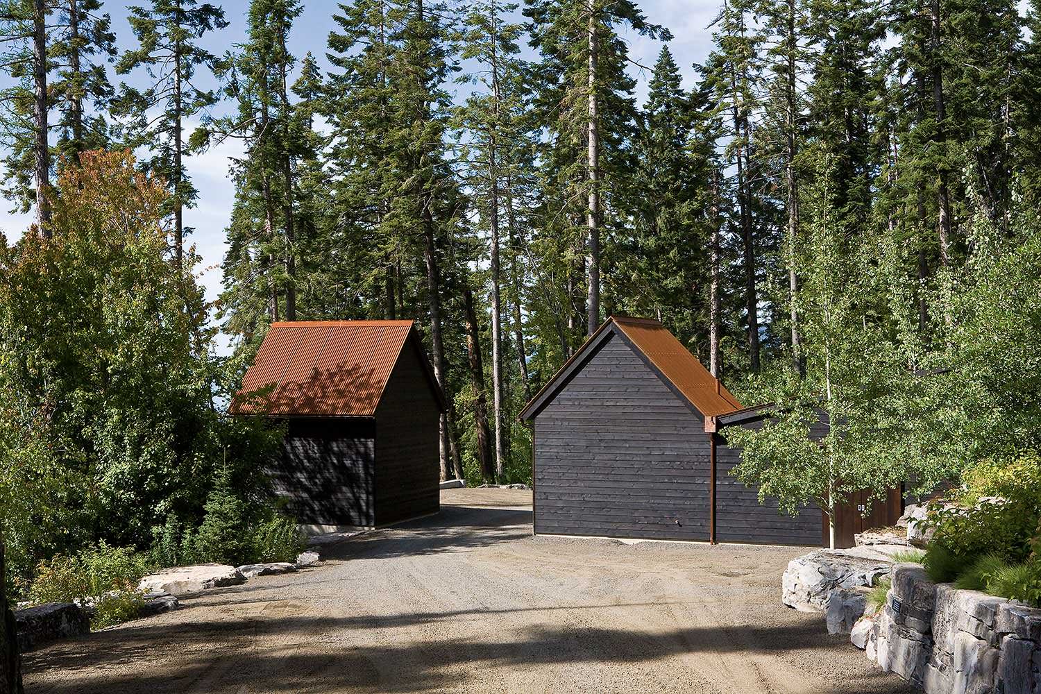 Houzz США: Современная интерпретация бревенчатого дома в Монтане