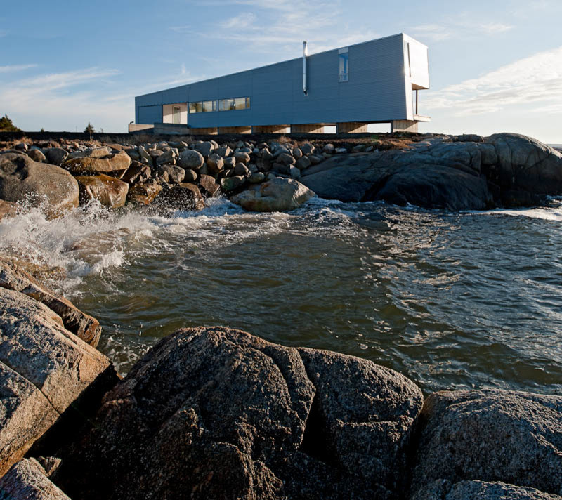 Необычные постройки мира: Четыре дома на краю