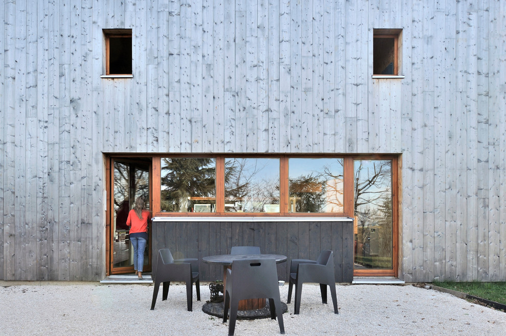 Houzz-Франция: Большой эко-дом за небольшие деньги