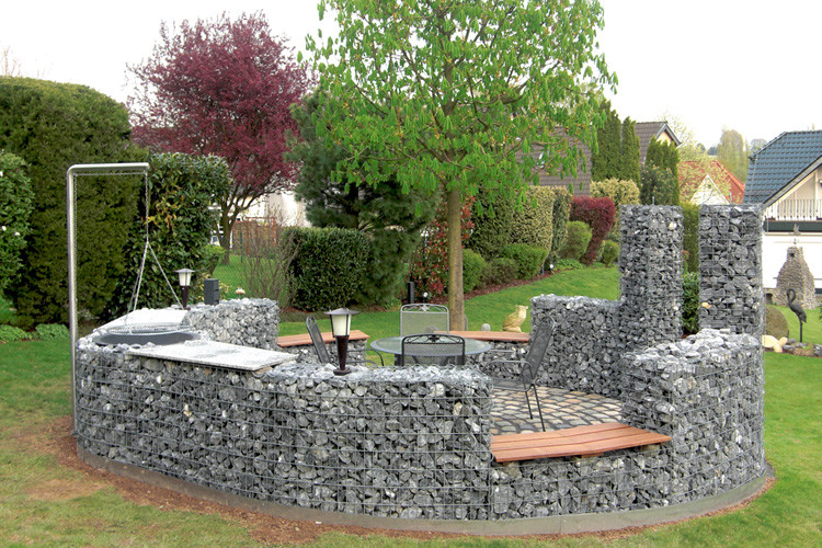 Ландшафт: Что такое габионы и как использовать их в ландшафте