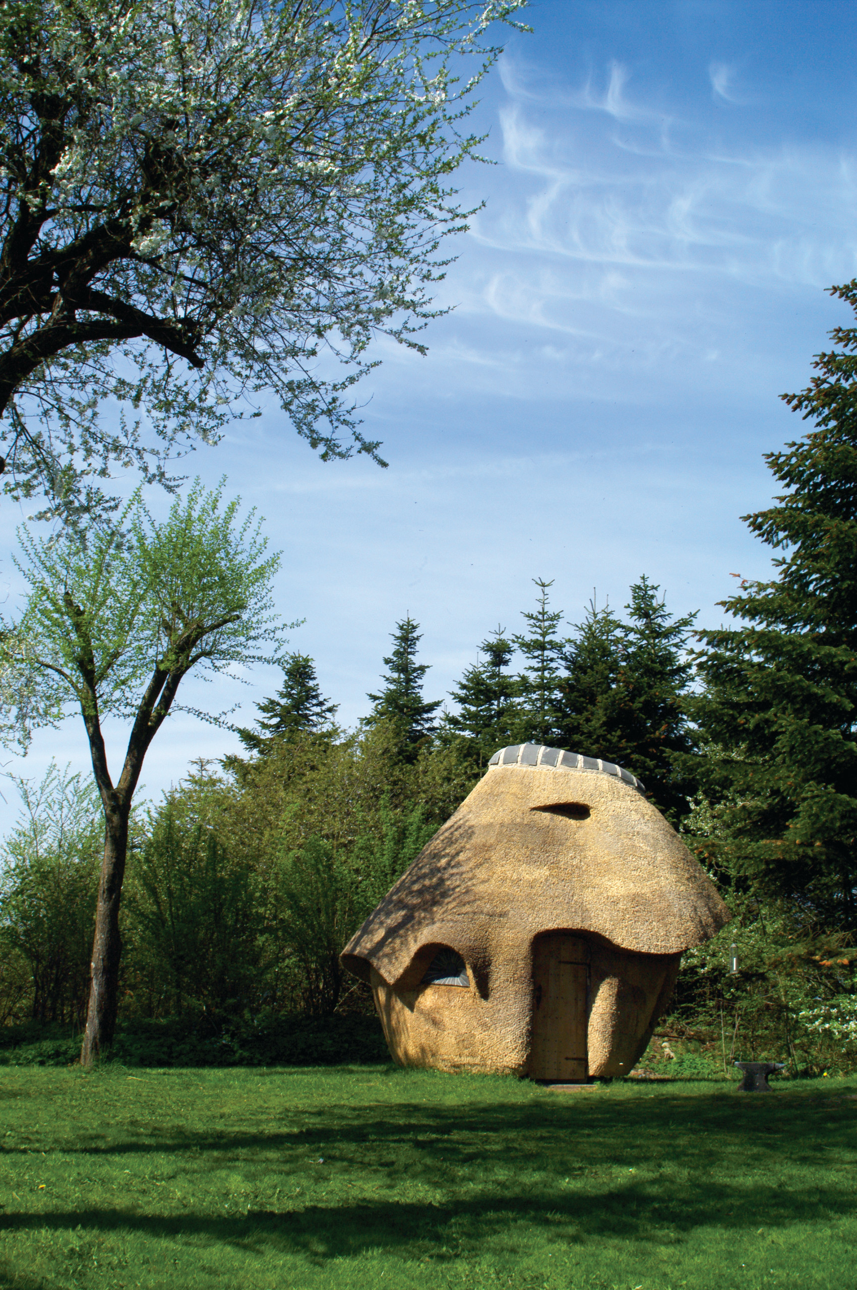 Houzz Дания: Сауна с камышовой крышей