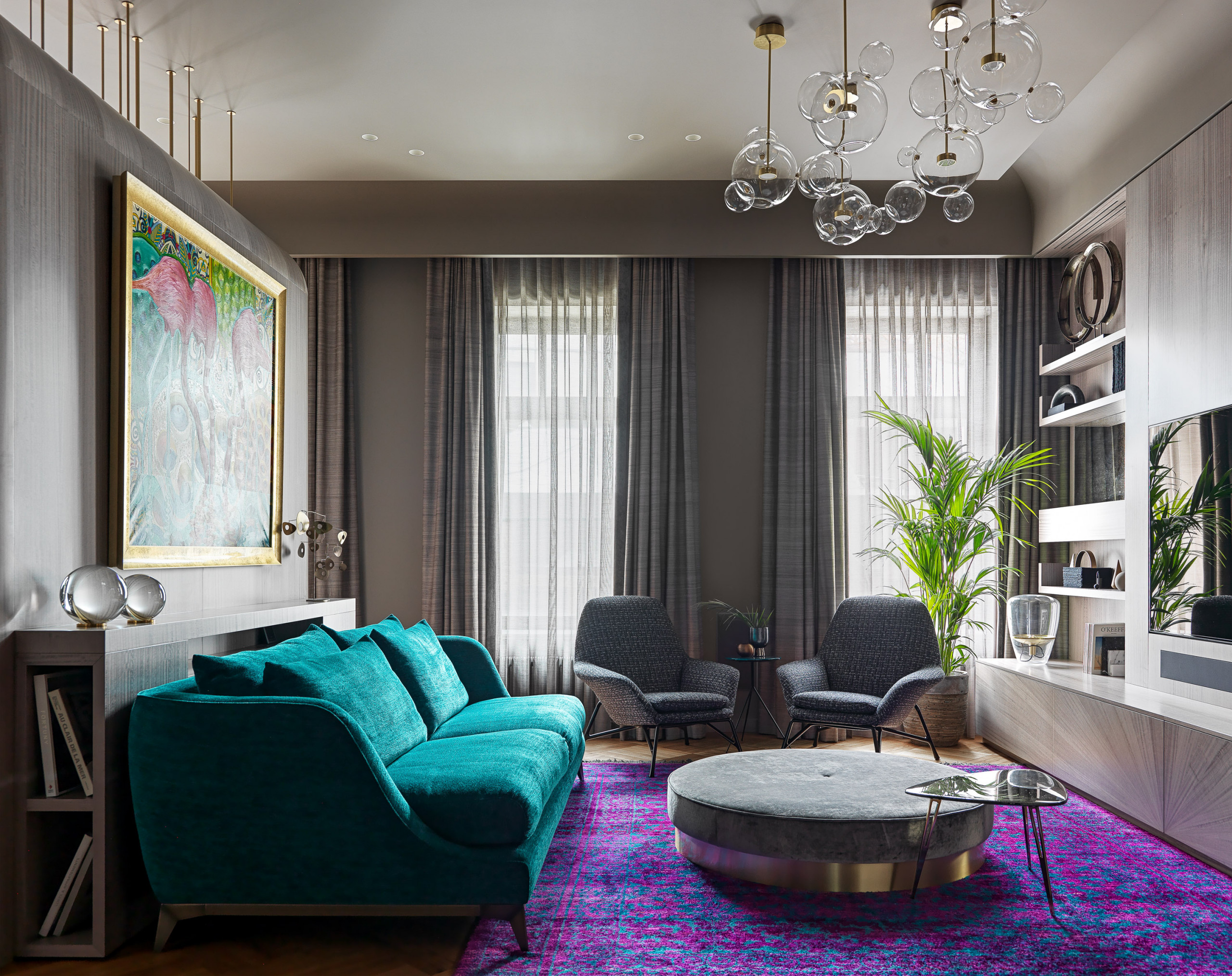 Houzz тур: Апартаменты на Арбате для деловой женщины