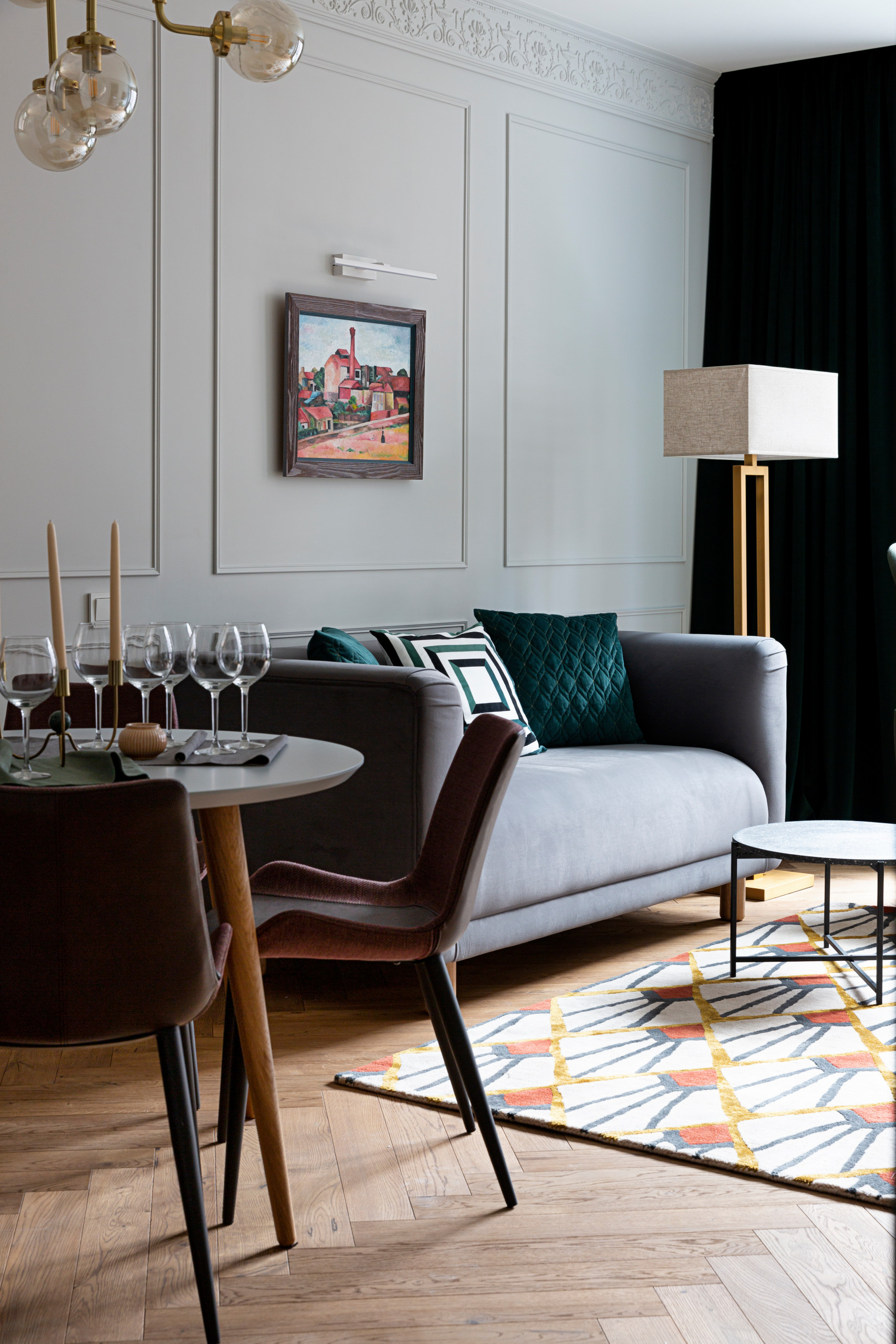 Проект недели: Крошечная кухня-ниша в гостиной