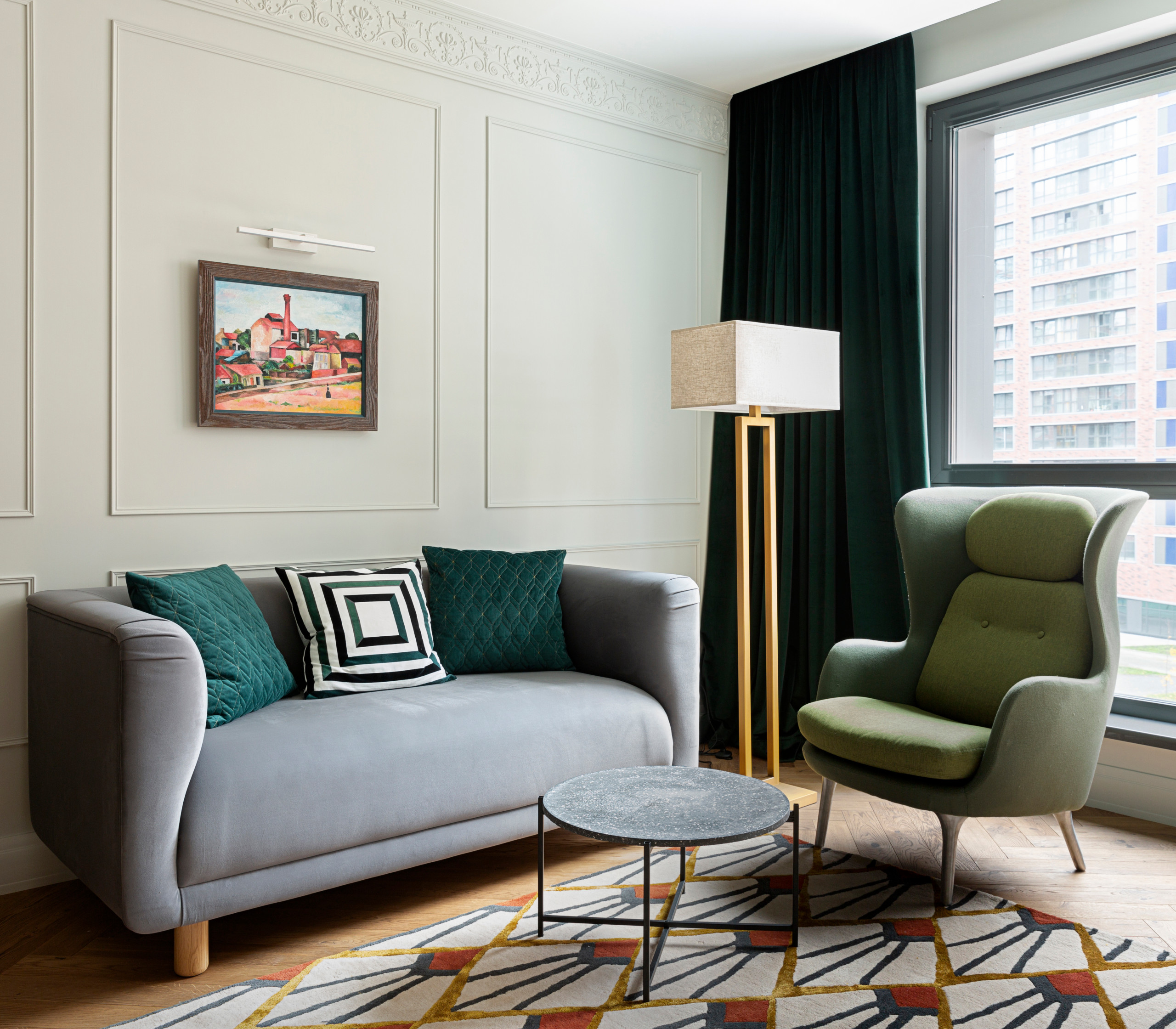 Проект недели: Крошечная кухня-ниша в гостиной