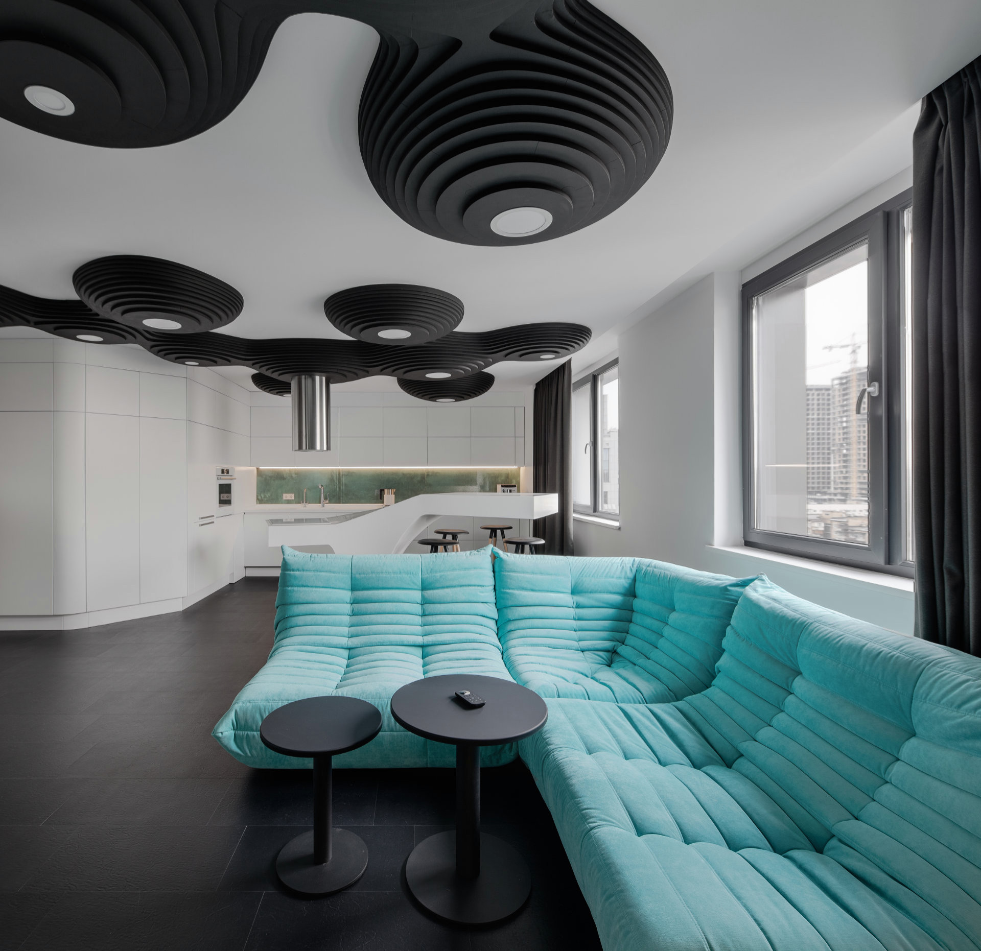 Houzz Украина: Квартира, которая напоминает космическую станцию