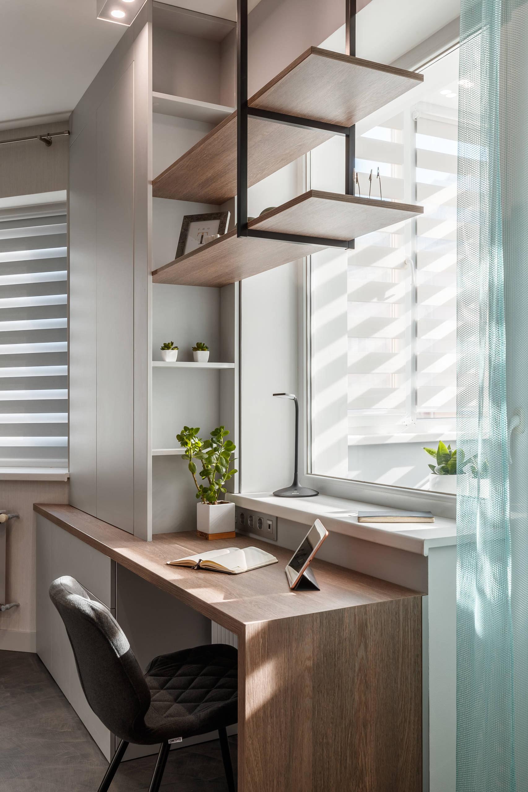 Houzz Украина: 49,5 кв.м — квартира в Киеве, где почти нет дверей