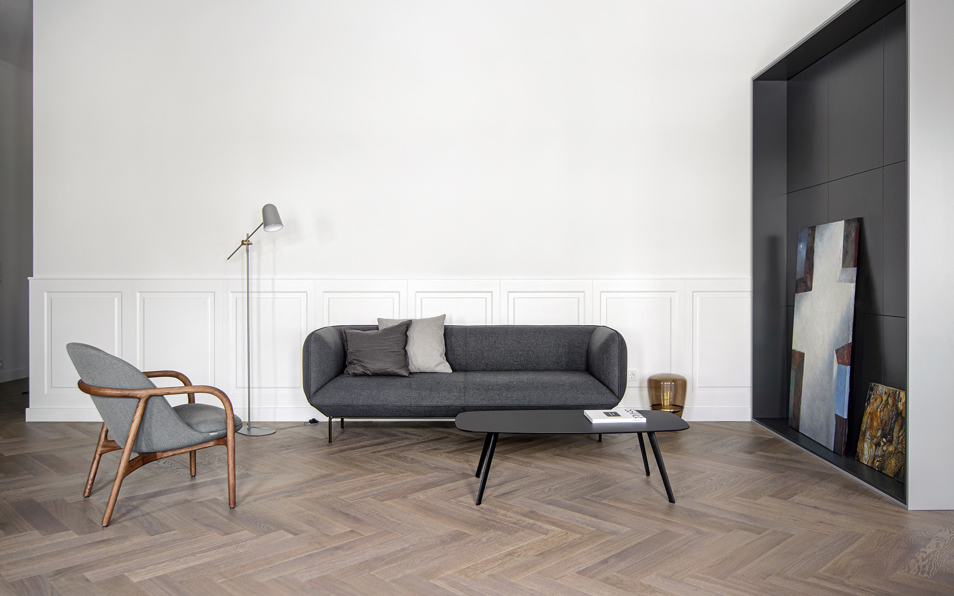 Houzz тур: Московский минимализм для пары из Петербурга