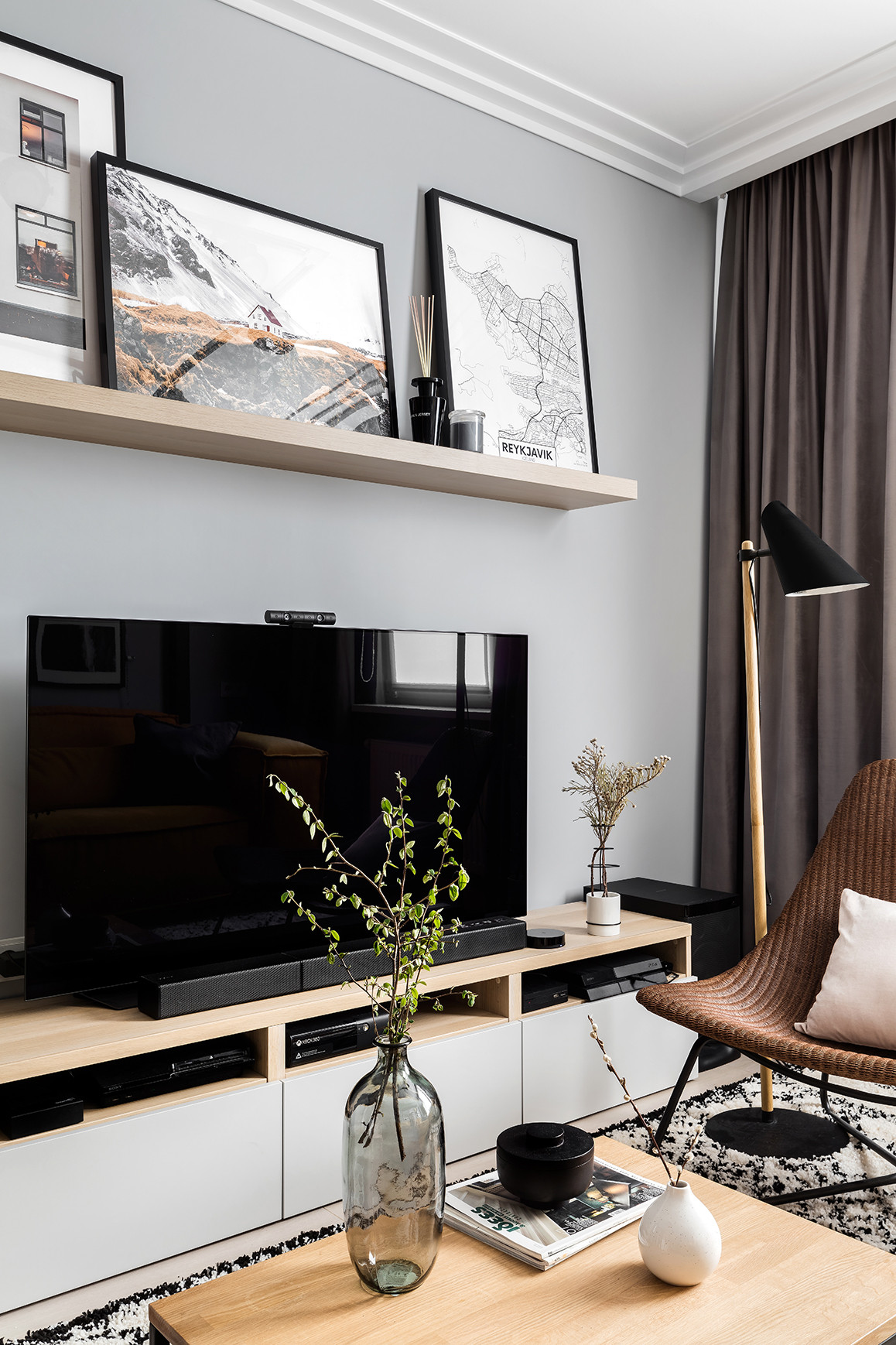 Houzz тур: 39,3 кв.м, где объединили лофт и скандинавский стиль
